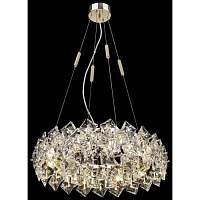 Люстра подвесная Wertmark WE155.10.303 NORMA E14 10*40 Вт золото - цена и фото