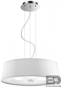 Подвесной светильник Ideal Lux Hilton SP4 Round Bianco 075501 - цена и фото
