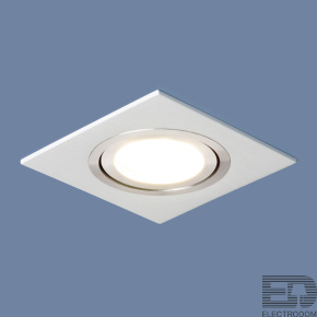 Встраиваемый светильник Elektrostandart 1051/1 WH белый - цена и фото