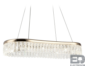 Подвесной светодиодный светильник с хрусталем&lt;br /&gt;TR49737 GD золото 38W (Без ПДУ) - цена и фото