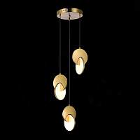 ST LUCE SL6107.203.03 Светильник подвесной ST-Luce Золотистый/Белый Золотистый LED 3*12W 3000K - цена и фото