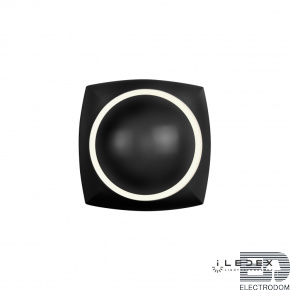 Настенный светильник iLedex Reversal ZD8172-6W 3000K matt black - цена и фото
