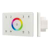 Панель Sens SMART-P83-RGB White (230V, 4 зоны, 2.4G) Arlight 028402 - цена и фото
