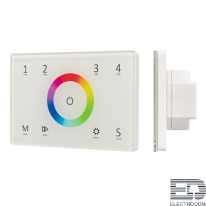 Панель Sens SMART-P83-RGB White (230V, 4 зоны, 2.4G) Arlight 028402 - цена и фото