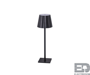 Kink Light 07204-T,19 Настольная лампа Санти черный d11 h37 Led 2,5w (3000-6000K) IP44 - цена и фото