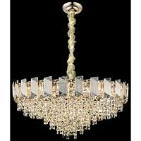 Люстра подвесная Wertmark WE114.18.303 MALVINA E14 18*40 Вт золото, бирюзовый - цена и фото