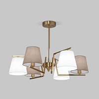 Потолочная люстра Eurosvet Ozark 60149/6 латунь - цена и фото