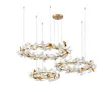 Kink Light 07868-100+80+60P,36 Люстра Сири латунь d100+80+60 h120 G9 27*5W (Led лампы в комплекте) - цена и фото