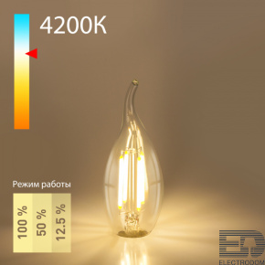 Светодиодная лампа Dimmable BLE1424 5W 4200K E14 (CW35 прозрачный) Elektrostandard BLE1424 - цена и фото