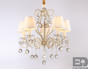 Подвесная люстра с абажурами и хрусталем TR4560 Traditional Ambrella light - цена и фото