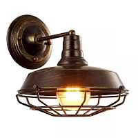 Бра Wall lamp DARK CAGE Brown vintage Loft Concept 44.428