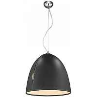 Светильник подвесной Wertmark WE390.01.023 Olmo E27 40 Вт черный, хром - цена и фото
