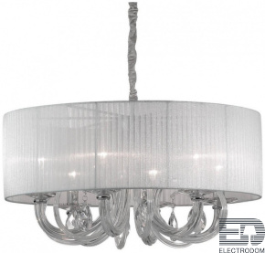 Подвесная люстра Ideal Lux Swan SP6 Bianco 035826 - цена и фото