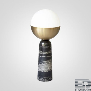 Настольная лампа Marble Globe Black 168473-22 ImperiumLoft - цена и фото