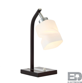 Настольный светильник Citilux Берта CL126812 Хром + Венге - цена и фото