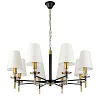 Подвесная люстра Arte Lamp Riccardo A4075LM-8BK - цена и фото Подвесная люстра Arte Lamp Riccardo A4075LM-8BK - цена и фото