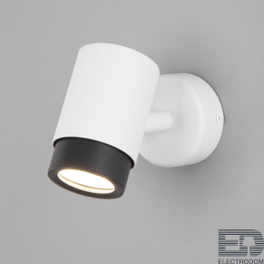 Eurosvet Настенный светильник 20124/1 белый/ черный - цена и фото