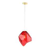 Подвесной светильник Crystal Lux NUESTRO SP1 GOLD/RED - цена и фото