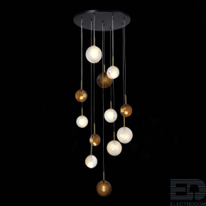 ST LUCE SL1183.543.12 Светильник подвесной ST-Luce Латунь/Черный, Белый G4 12*5W - цена и фото