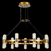 ST LUCE GEMINA SL6007.203.18 Люстра подвесная ST-Luce Латунь/Прозрачный LED 18*2,5W 4000K - цена и фото