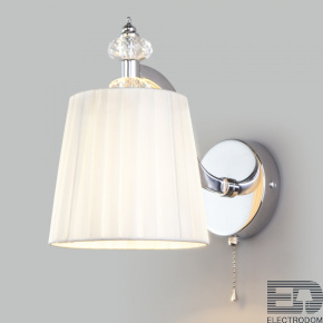 Классический настенный светильник Eurosvet Diva 60122/1 хром - цена и фото