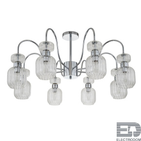 Потолочная люстра Escada Gloss 1141/8PL Chrome/Clear - цена и фото