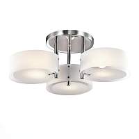 SL483.502.03 Люстра потолочная Хром/Белый E27 3*60W - цена и фото