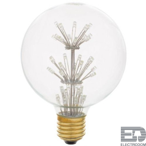 Лампа прозрачная с елочкой LED Е27 1.5W холодный белый свет ImperiumLoft - цена и фото