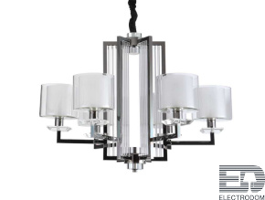 Подвесная люстра Newport Alexandra 4406+1/C black glossy М0068528 - цена и фото
