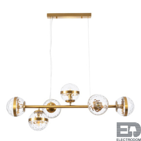 Подвесной светильник линейный Arte Lamp A7770SP-6PB DELACRUA под лампы 6xE14 40W - цена и фото