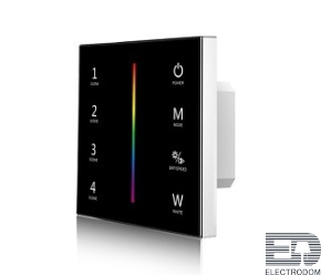 Панель SMART-P22-RGBW-G-IN Black (12-24V, 4x3A, Sens, 2.4G) Arlight - цена и фото