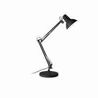 Настольная лампа Ideal Lux WALLY TL1 TOTAL BLACK 265278 - цена и фото Настольная лампа Ideal Lux WALLY TL1 TOTAL BLACK 265278 - цена и фото