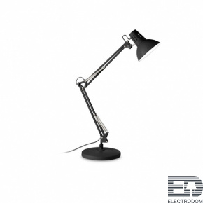 Настольная лампа Ideal Lux WALLY TL1 TOTAL BLACK 265278 - цена и фото