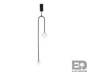 Kink Light 09408-2A,19 Люстра Иона черный d23 h133 G9 2*5W (Led лампы в комплекте 4000К) - цена и фото