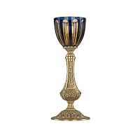 Настольная лампа Bohemia Ivele 71100L/15 FP P1 Amber-Blue/H-1H - цена и фото