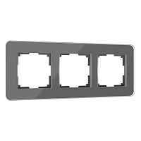 Werkel Рамка на 3 поста (графит, Elite) / W0032440 Werkel Рамка на 3 поста (графит, Elite) / W0032440