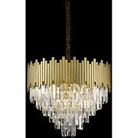 Хрустальная люстра Wertmark WE137.14.503 Calogera E14 40 Вт бронза матовая - цена и фото