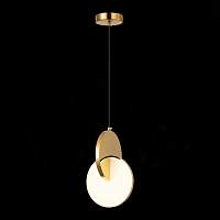 ST LUCE SL6107.213.01 Светильник подвесной ST-Luce Золотистый/Белый Золотистый LED 1*12W 3000K - цена и фото