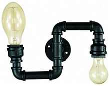 Бра Ideal Lux Plumber AP2 Nero 136691 - цена и фото Бра Ideal Lux Plumber AP2 Nero 136691 - цена и фото