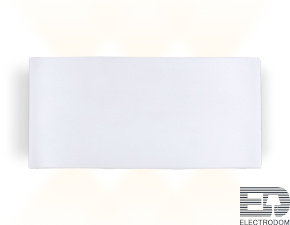 Настенный светодиодный светильник FW143 WH/S белый/песок LED 3000K 10W 167*80*40 - цена и фото