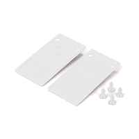 Slim Magnetic Заглушки для накладного шинопровода белые (2 шт.) 85089/00 - цена и фото