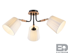 TR4731/3 BK/LWD черный/светлое дерево E27/3 max 40W D610*270 - цена и фото