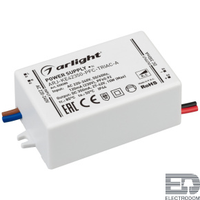 Блок питания ARJ-KE42350-PFC-TRIAC-A (15W, 350mA) Arlight 028280 - цена и фото