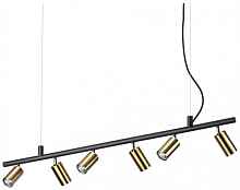 Подвесная люстра Ideal Lux Dynamite SP6 Ottone Satinato 244648 - цена и фото
