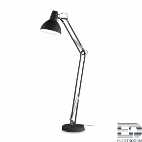 Торшер Ideal Lux WALLY PT1 TOTAL BLACK 265292 - цена и фото