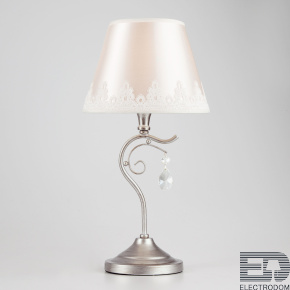 Декоративная настольная лампа Eurosvet Incanto 01022/1 серебро (00000083402) - цена и фото