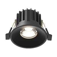 Встраиваемый светодиодный светильник Maytoni Round DL058-12W4K-B - цена и фото