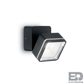 Уличный настенный светильник Ideal Lux OMEGA AP SQUARE NERO 4000K 285535 - цена и фото