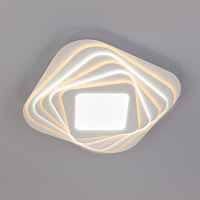 Потолочный светодиодный светильник с ПДУ 3000К - 6000К Eurosvet Salient 90154/6 белый (00000086220) - цена и фото