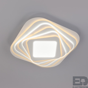 Потолочный светодиодный светильник с ПДУ 3000К - 6000К Eurosvet Salient 90154/6 белый (00000086220) - цена и фото